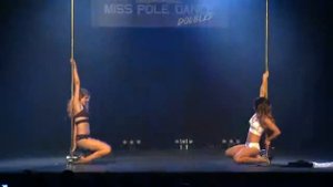 Miss Pole Dance Doubles 2017 Professional Division 1st runner up   London & Ruby