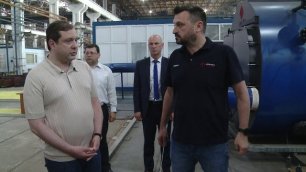 Губернатор Алексей Островский посетил предприятие «Дорогобужкотломаш»