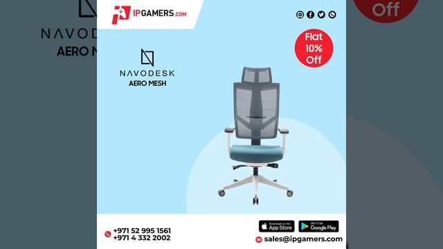 Navodesk Aero Mesh Multi Adjustable Office Chair