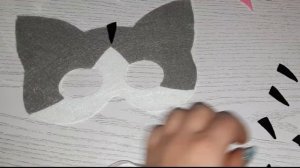 Как сделать маску кота, первый стишок ребенка/Праздники