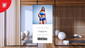 TABATA с Анастасией Филипьевой | 27 августа 2024 в 7.30 | Онлайн-тренировки World Class