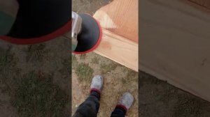 Начало работы удаление лака и шлифовка двери 95