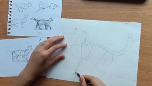 Как нарисовать легкое и понятное построение животных.