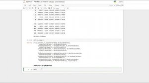 Transpose of DataFrame | Pandas Tutorial 12.0