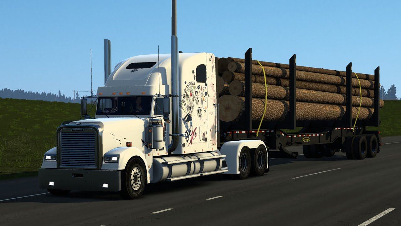 [ATS] Freightliner Classic XL_Truck"n power in Alaska смотреть онлайн