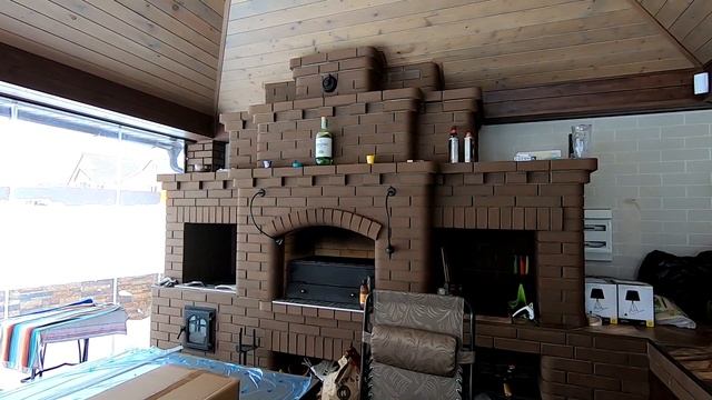 БЕСЕДКА - МЕЧТА//ОБЗОР БЕСЕДКИ BBQ//ОСТЕКЛЕНИЕ//ОТОПЛЕНИЕ смотреть онлайн