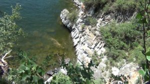 по Телецкому озеру на катере 03 мыс Куван поворотный