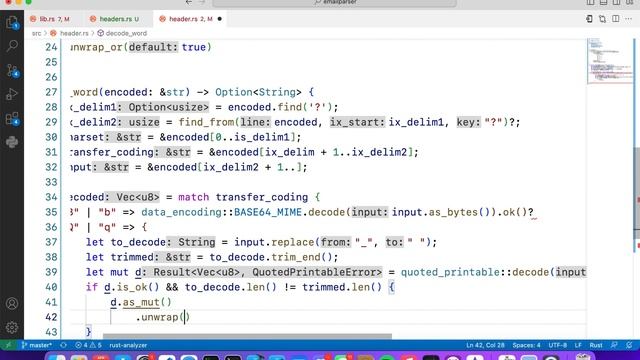 Rust Parsing Email Headers Decoding Words & IDS, Tokenise Headers - Rust Email Parser - Part 2