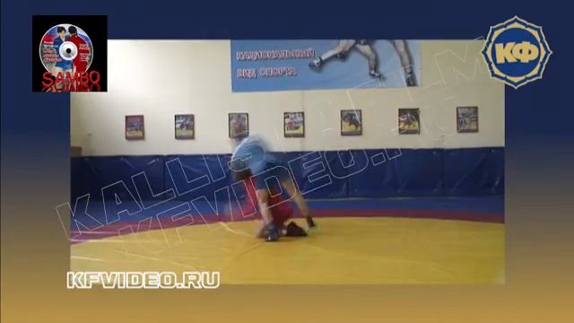 Техника борьбы самбо. Обратный бросок через спину2. kfvideo.ru.mp4