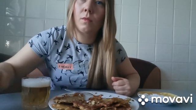 #мукбан#mukbang# мукбанг/мукбанг Беларусские драники/как живут Беларусы, сколько можно рожать?