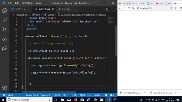 Javascript Image Upload смотреть онлайн