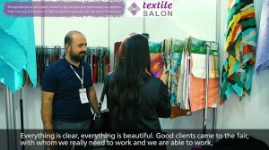 Интервью MSS DOKUMA на выставке тканей Textile Salon