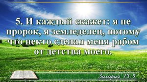 Книга пророка Захарии с музыкой глава 13 читаем и слушаем
