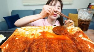 역대급 매운맛  ? 불닭 팽이버섯 먹방 & 레시피 ? Spicy Enoki Mushrooms With Fire Sauce Recipe Mukbang ASMR Ssoyoung
