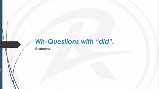 Simple Past Tense Affirmative, Negative and Interrogative Sentences with the Verb Be | Rego Academy смотреть онлайн