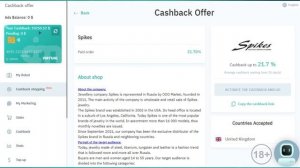 MarketBot 5 .Cashback Shopping