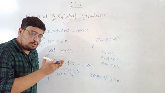 Local and Global Variable in C++ | C++ Tutorial PART 44