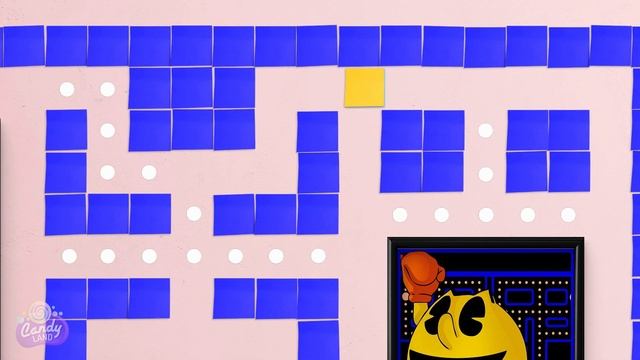 Pacman Gameplay Post It Movie Pac-Man Stop Motion смотреть онлайн