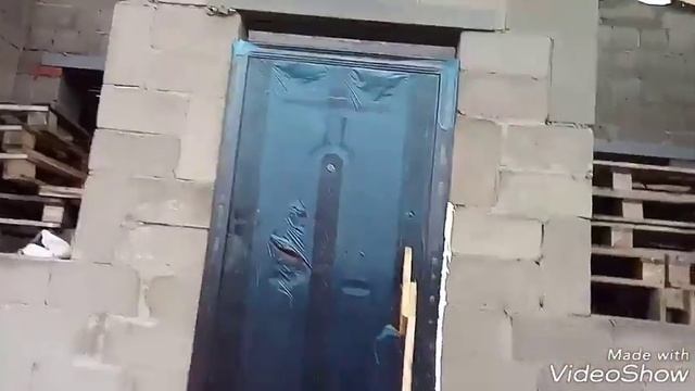 Строительство дома "Входная дверь. Плёнка и обрешотка" смотреть онлайн