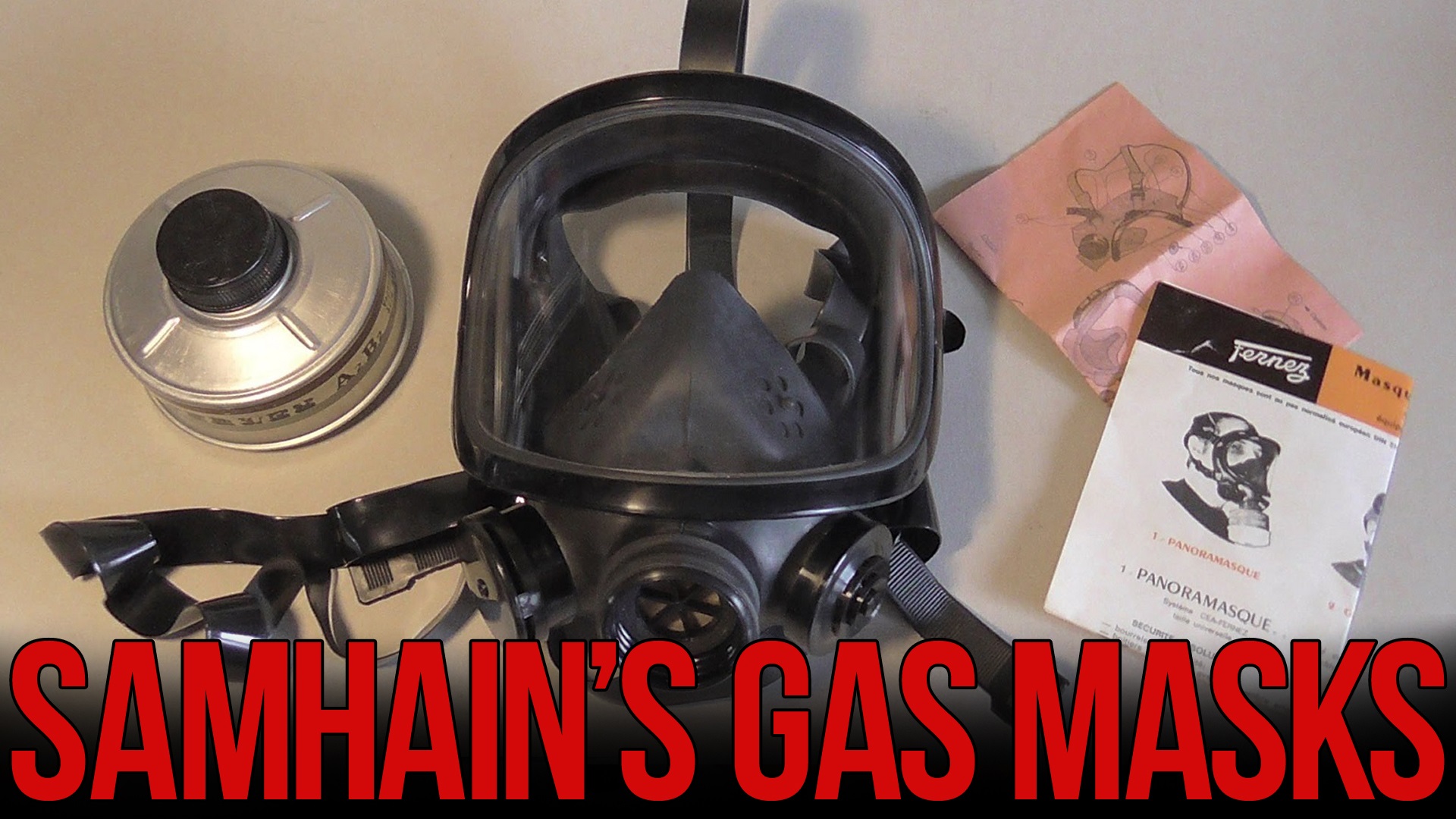 Обзор французского противогаза Fernez Panoramasque смотреть онлайн