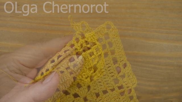 Красивейший квадрат вязаный крючком. Филейное вязание