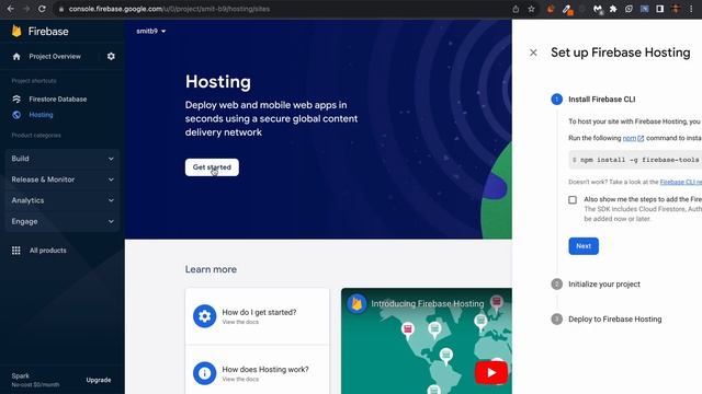 Host React app on internet for Free - with Firebase Hosting смотреть онлайн