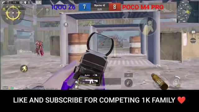 IQOO Z6 VS POCO M4 PRO Pubg Test | Snapdragon 695 vs mediatek 810 | Sensor Army