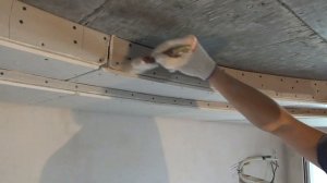 Как шпаклевать стыки гипсокартона ГКЛ. Подготовка потолка к покраске