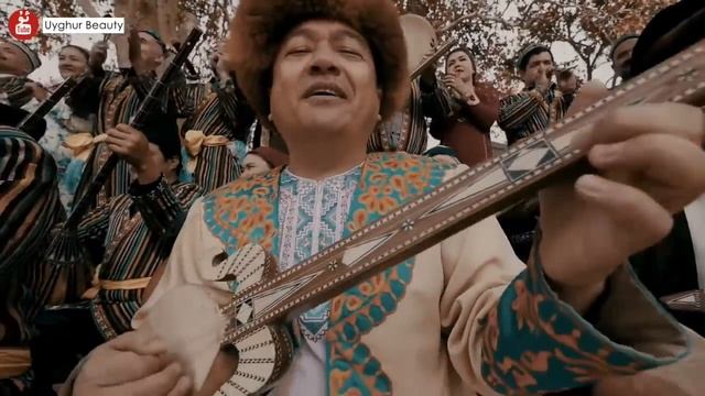 Uyghur folk song - Mitiz Meshrep (English Subtitles) смотреть онлайн