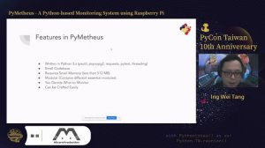 PyMetheus - A Python-based Monitoring System using Raspberry Pi｜Ing-Wei Tang｜PyCon TW 2021