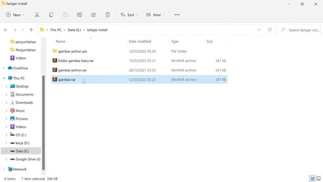 Cara Ekstrak file RAR dan install WinRAR di Windows 11 смотреть онлайн