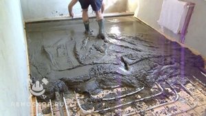 Стяжка теплого водяного пола своими руками