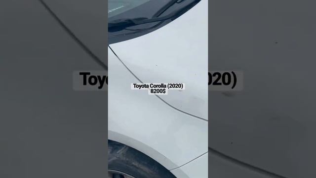 Toyota Corolla (2020) R&D (заводится и едет),с задним повреждением за 8200 $ пробег 89719 миль