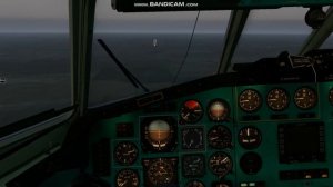 Ту-154м Визуальный заход Симферополь X-Plane 11