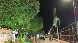 Сочи, Адлер, начало января 2023, вечерняя прогулка по набережной.