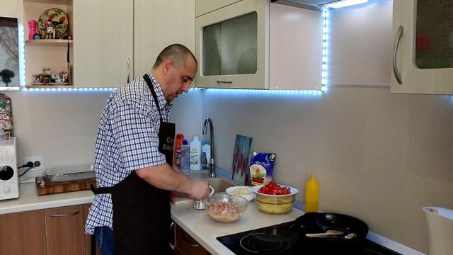 Минимум ингредиентов, максимум вкуса! Картошка с фаршем.
