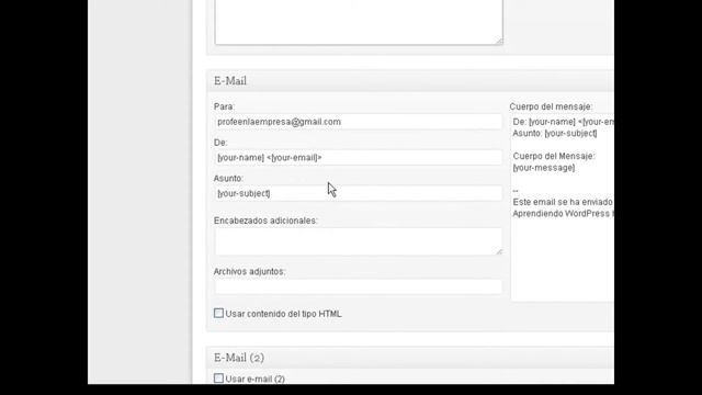TUTORIAL- INSTALACIÓN Y CONFIGURACIÓN DE PLUGIN CONTACT FORM 7 WORDPRESS смотреть онлайн