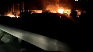 Chemical plant explosion in Zibo, Shandong, China 22.8.2015