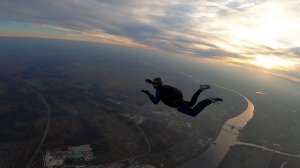 Прыжок №7 с парашютом 4000м программа RW (Экзамен) (групповая акробатика) Аэроград Коломна (Москва)