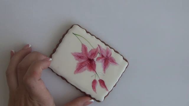Роспись пряника в технике "двойной мазок" ~ Даже если не умеете рисовать