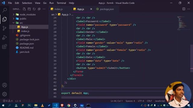 Formik Tutorial For Beginner in Hindi | Formik React Js Example - Basic App смотреть онлайн