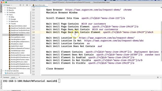 Robot Framework Tutorial #37 - How to use Explicit Wait
