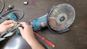 Как сделать плавный пуск на УШМ (болгарке) Makita ga9050.