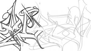 adobe fresco graffiti timelapse - Acrue