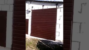 Подъемно складные ворота