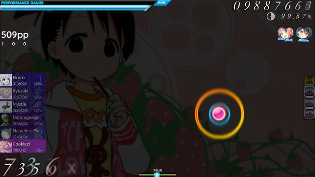 [7.42⭐] Cookiezi | goreshit - MATZcore [Lolicore] +HDHR 99.41% FC | 608pp - osu! смотреть онлайн