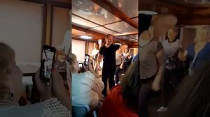 Теплоход Михаил Фрунзе. Танцы