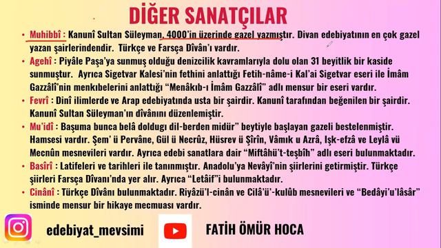 2024 ÖABT - 16. YÜZYIL SANATÇILARI - III - ESKİ TÜRK EDEBİYATI - FATİH ÖMÜR HOCA (FÖH) смотреть онлайн