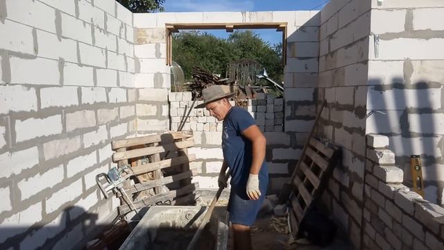 Дом из газобетона за 600 000 рублей.Перегородки смотреть онлайн