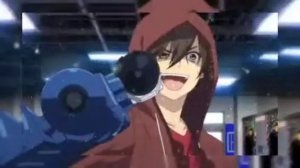 аниме клип/ в капюшоне по району